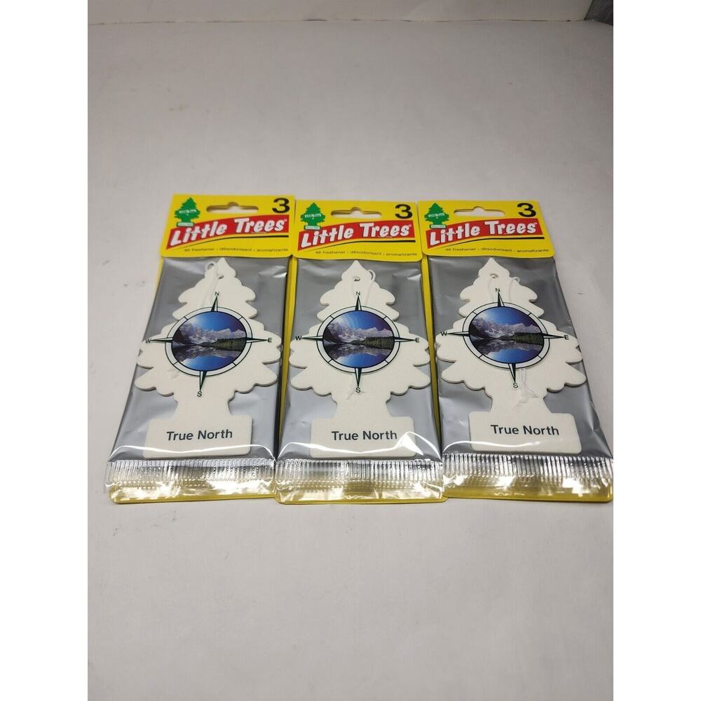 Little Trees True North Hanging Air Freshener 3 Pack 9 Total